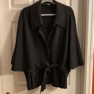 Willi Smith black will wrap jacket